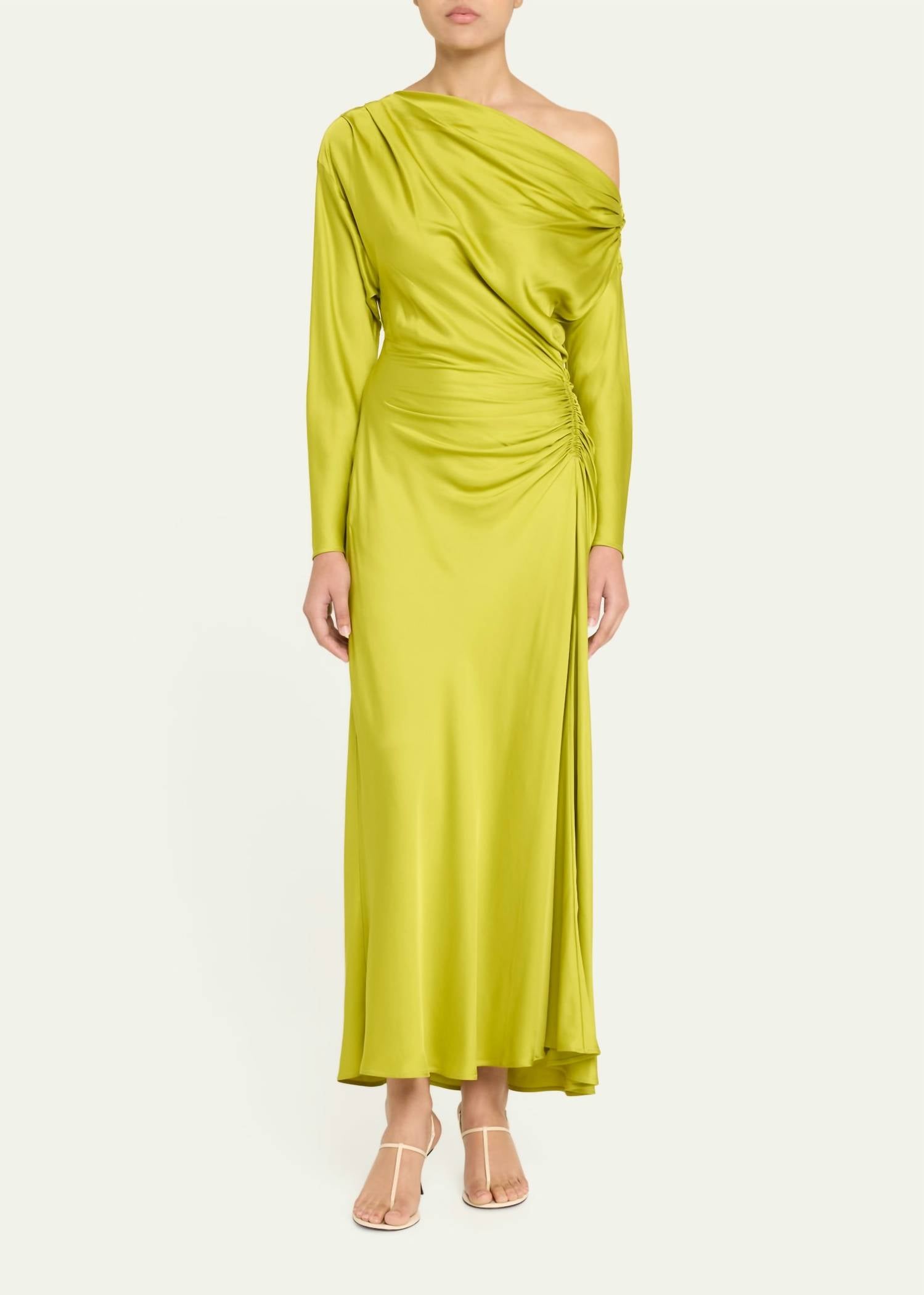 Платье Piper в цвете зеленый янтарь A.L.C.
Платье Piper в цвете зеленый янтарь A.L.C.