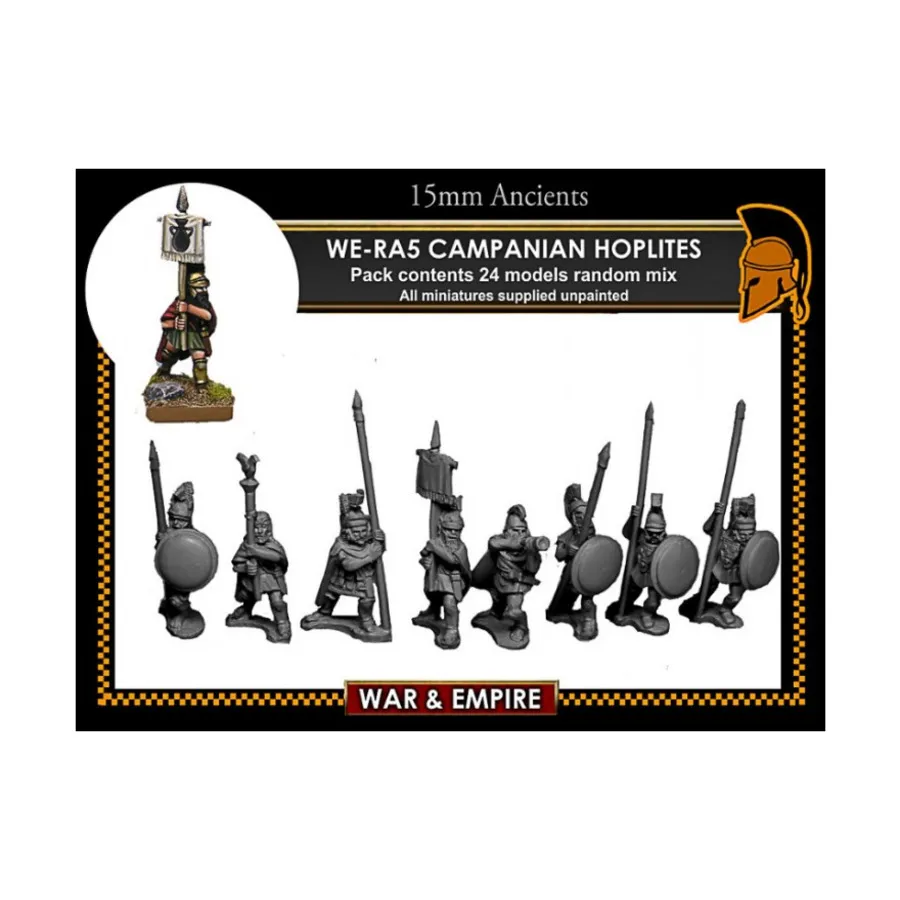 Итальянские кампанские гоплиты, War & Empire - Ancients Miniatures - Late Roman (15mm)
Итальянские кампанские гоплиты, War & Empire - Ancients Miniatures - Late Roman (15mm)