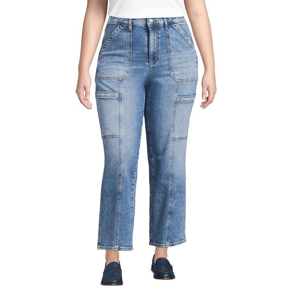 Джинсы Lands' End Denim с высокой посадкой и универсальными принтами до щиколотки больших размеров, цвет Beau Blue
Джинсы Lands' End Denim с высокой посадкой и универсальными принтами до щиколотки больших размеров, цвет Beau Blue