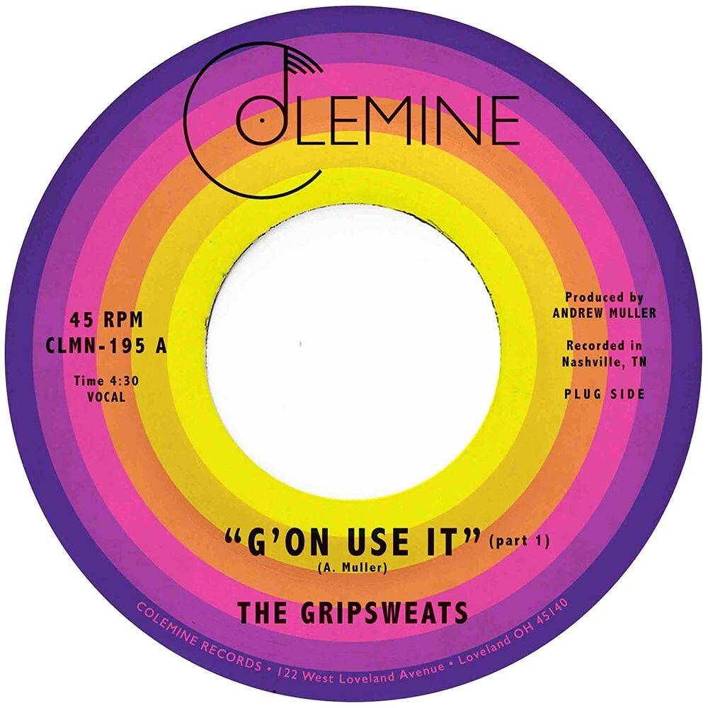 Виниловая пластинка LP G'on Use It (7") - The Gripsweats 
Виниловая пластинка LP G'on Use It (7") - The Gripsweats