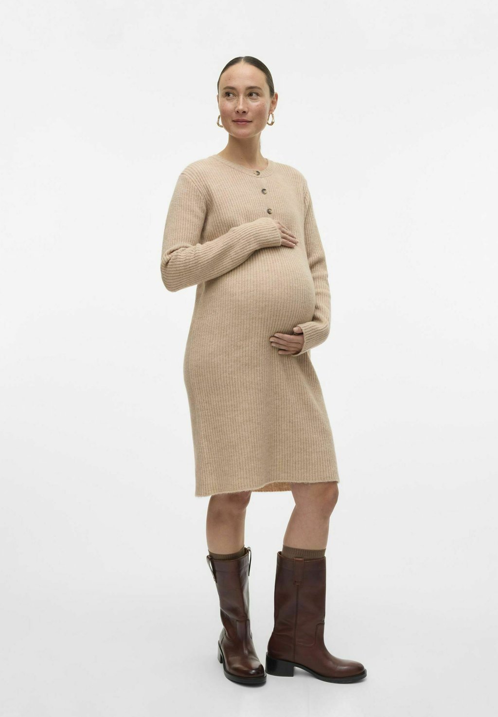 Платье-джемпер MLISLA UMSTANDS MAMALICIOUS, бежевый
Платье-джемпер MLISLA UMSTANDS MAMALICIOUS, бежевый