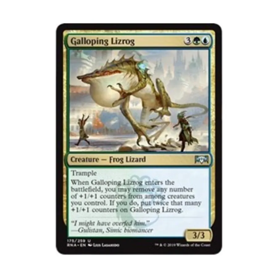 CCG Скачущая Лизрог (U), MTG - Ravnica Allegiance 
CCG Скачущая Лизрог (U), MTG - Ravnica Allegiance