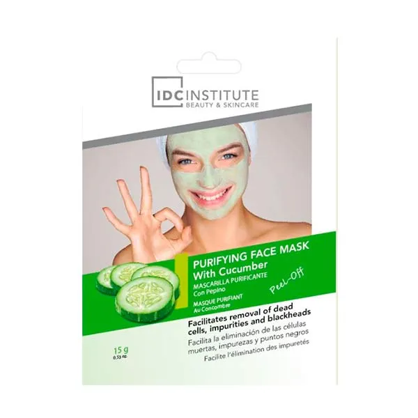 Очищающая маска с огурцом Purifying Face Mask With Cucumber Idc Institute, 1 UD
Очищающая маска с огурцом Purifying Face Mask With Cucumber Idc Institute, 1 UD