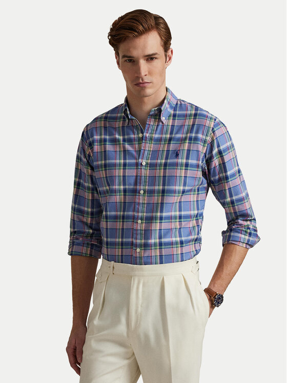 Рубашка custom fit 710922273005 Polo Ralph Lauren, синий
Рубашка custom fit 710922273005 Polo Ralph Lauren, синий