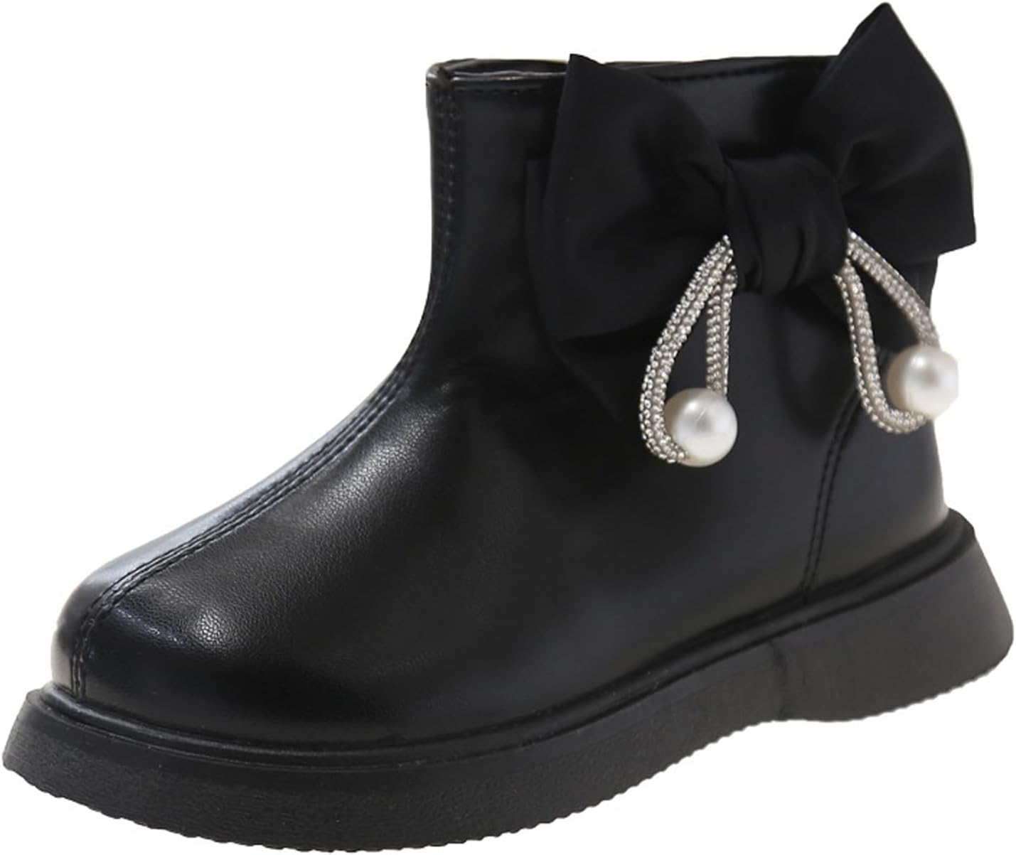 Детские ботинки для девочек Toddler Girl София, милые короткие ботильоны до щиколотки с бантом, боковой молнией, для платьев, однотонные зимние массивные детские туфли Generic, Black
Детские ботинки для девочек Toddler Girl София, милые короткие ботильоны до щиколотки с бантом, боковой молнией, для платьев, однотонные зимние массивные детские туфли Generic, Black