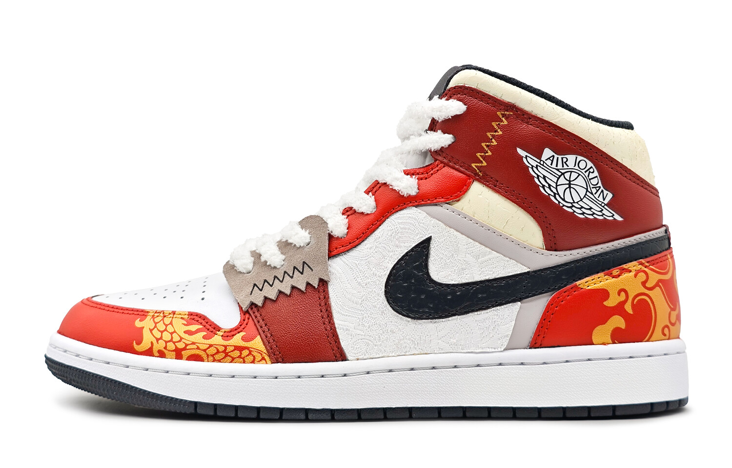 Кроссовки Air Jordan 1 Vintage Basketball Shoes Women's Mid-top Black/white/yellow, темно-красный
Кроссовки Air Jordan 1 Vintage Basketball Shoes Women's Mid-top Black/white/yellow, темно-красный