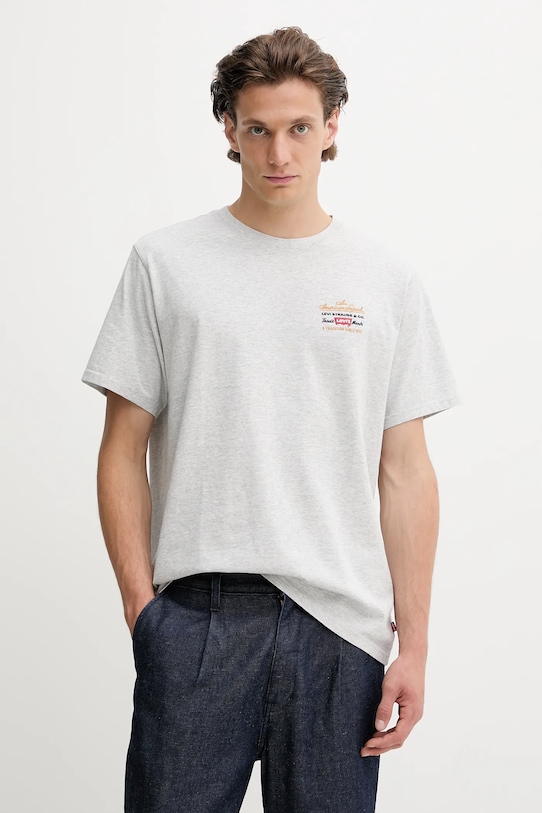 Хлопковая футболка Levi'S, серый
Хлопковая футболка Levi'S, серый