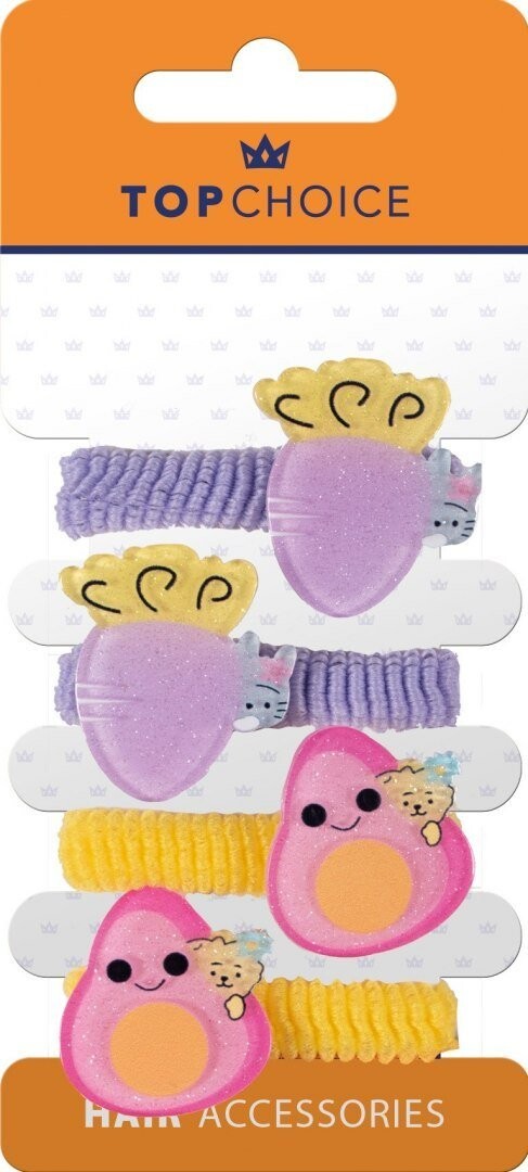 Top Choice, Резинки для волос (26614) 1 упаковка - 4 шт
Top Choice, Резинки для волос (26614) 1 упаковка - 4 шт