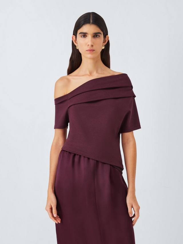 Асимметричный топ с короткими рукавами John Lewis, Fig
Асимметричный топ с короткими рукавами John Lewis, Fig