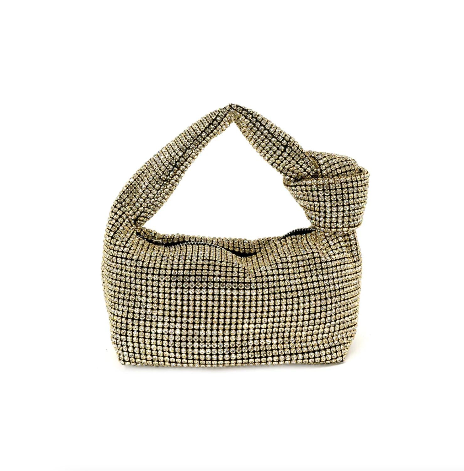 Женская сумка Monroe с камнями в золотом цвете BC Handbags
Женская сумка Monroe с камнями в золотом цвете BC Handbags