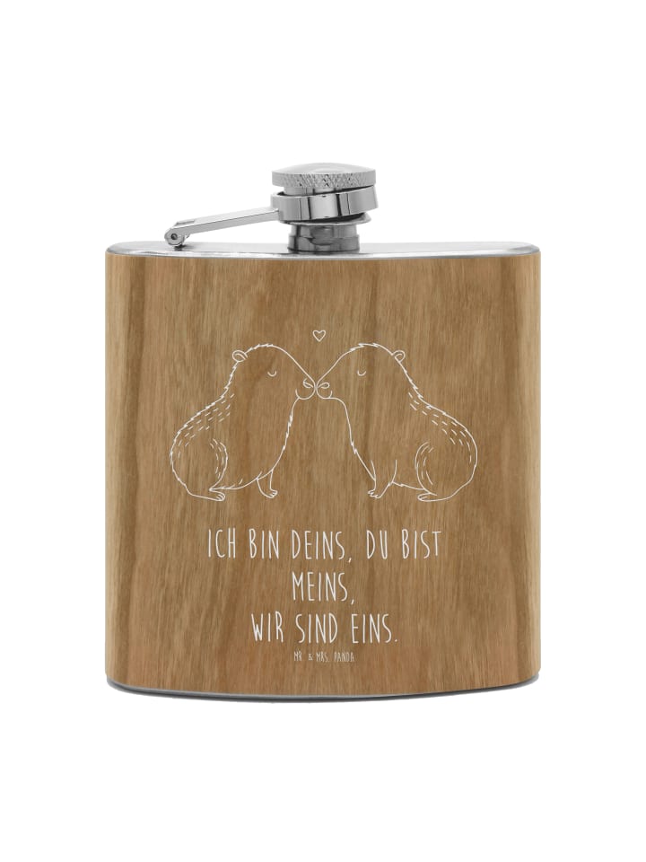 Mr. & Mrs. Panda Фляжка Hip Flask Capybara Love с надписью коричневого цвета
Mr. & Mrs. Panda Фляжка Hip Flask Capybara Love с надписью коричневого цвета