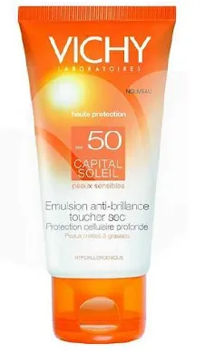 Vichy Idèal Soleil Антиблескная эмульсия с сухим эффектом SPF 50 для жирной кожи 50 мл
Vichy Idèal Soleil Антиблескная эмульсия с сухим эффектом SPF 50 для жирной кожи 50 мл