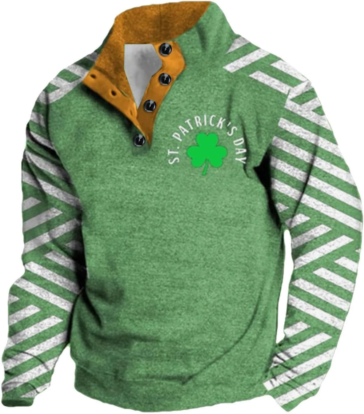 Мужской свитшот St. Patrick's Day с принтом Mgoohoen
Мужской свитшот St. Patrick's Day с принтом Mgoohoen