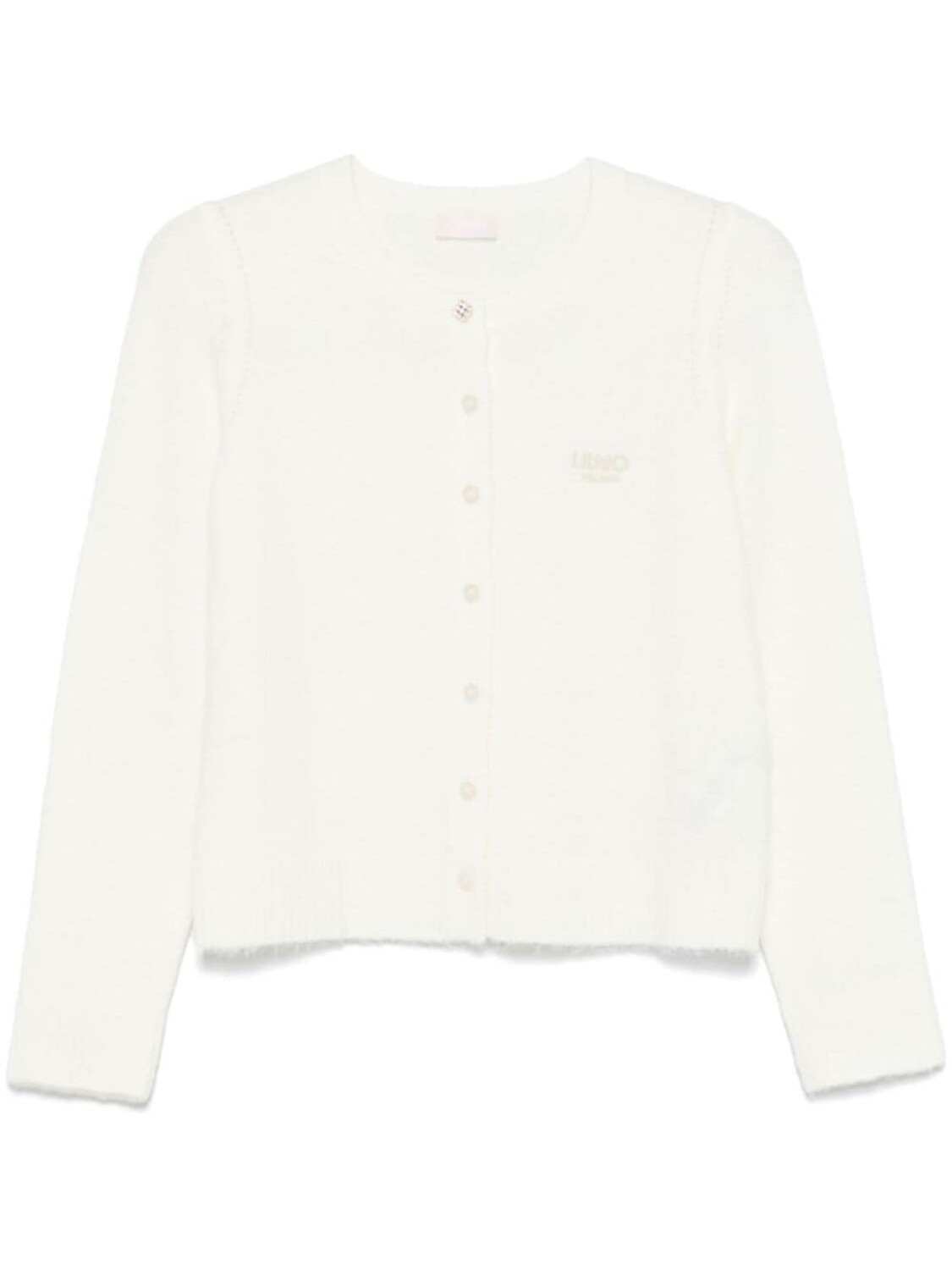 LIU JO кардиган с вышитым логотипом, белый
LIU JO кардиган с вышитым логотипом, белый