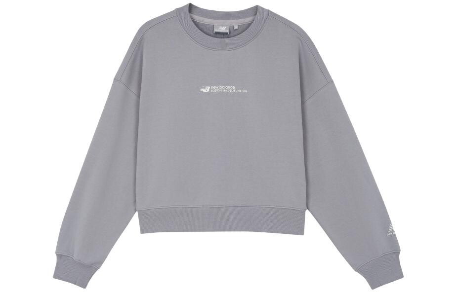Толстовка женская серая New Balance 
Толстовка женская серая New Balance