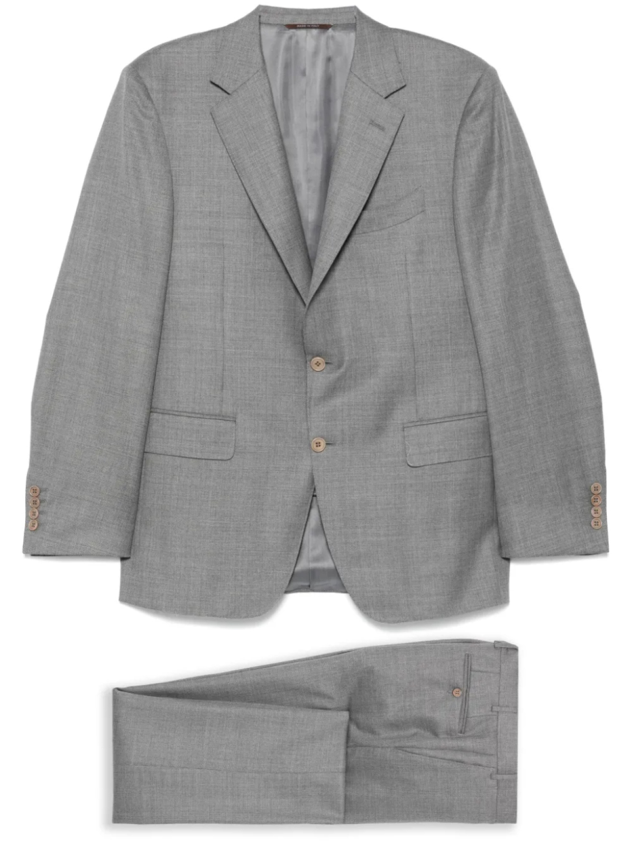 Canali шерстяной костюм, серый
Canali шерстяной костюм, серый