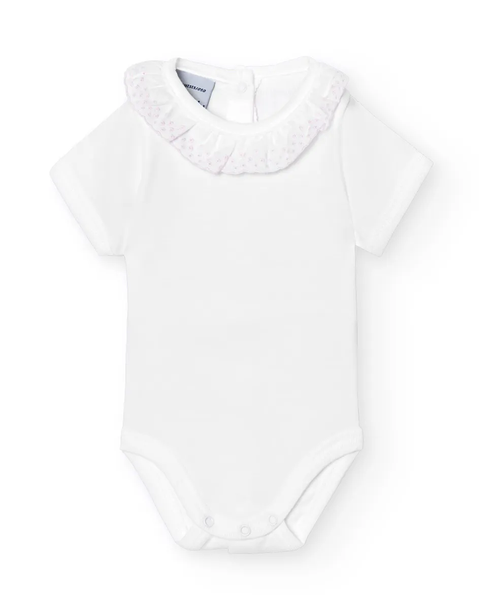 Набор из 2 детских боди с короткими рукавами и батистовым воротником BABIDÚ, розовый
Набор из 2 детских боди с короткими рукавами и батистовым воротником BABIDÚ, розовый