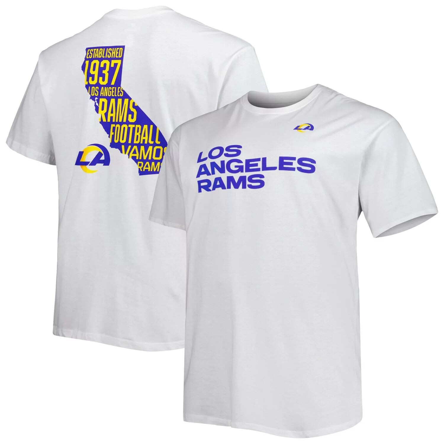 Мужская белая футболка с логотипом Los Angeles Rams Big & Tall Hometown Collection Hot Shot Fanatics, Белый, Мужская белая футболка с логотипом Los Angeles Rams Big & Tall Hometown Collection Hot Shot Fanatics
Мужская белая футболка с логотипом Los Angeles Rams Big & Tall Hometown Collection Hot Shot Fanatics, Белый, Мужская белая футболка с логотипом Los Angeles Rams Big & Tall Hometown Collection Hot Shot Fanatics
