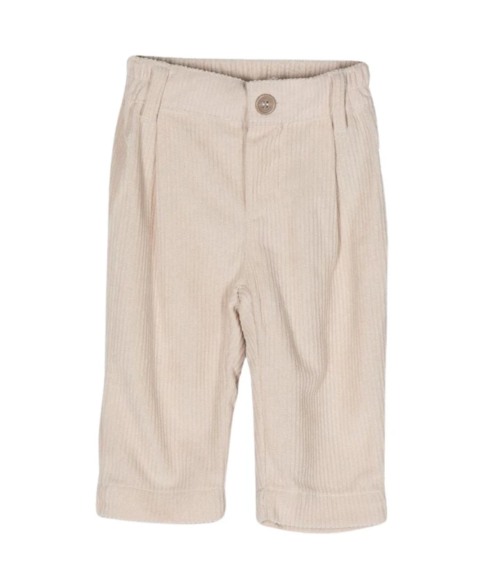 Классические бархатные брюки в полоску Trussardi, бежевый
Классические бархатные брюки в полоску Trussardi, бежевый