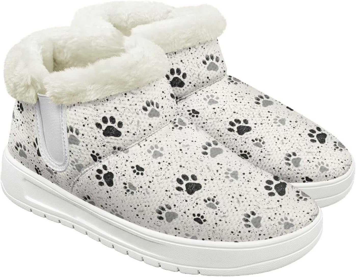 Женские пушистые зимние ботинки для снега для женщин и мужчин, удобные ботильоны на липучке, теплые мягкие ботинки с тянущейся манжетой Cugasmaru, Cat Paw
Женские пушистые зимние ботинки для снега для женщин и мужчин, удобные ботильоны на липучке, теплые мягкие ботинки с тянущейся манжетой Cugasmaru, Cat Paw