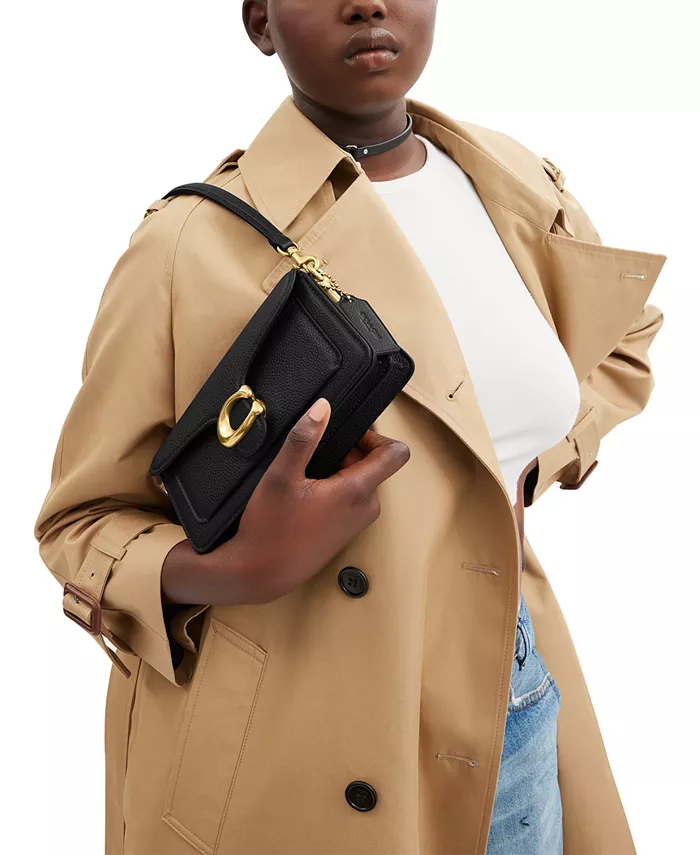 Мини-сумка через плечо Mini Tabby из гладкой кожи Polished Pebble, 20 см COACH, черный
Мини-сумка через плечо Mini Tabby из гладкой кожи Polished Pebble, 20 см COACH, черный