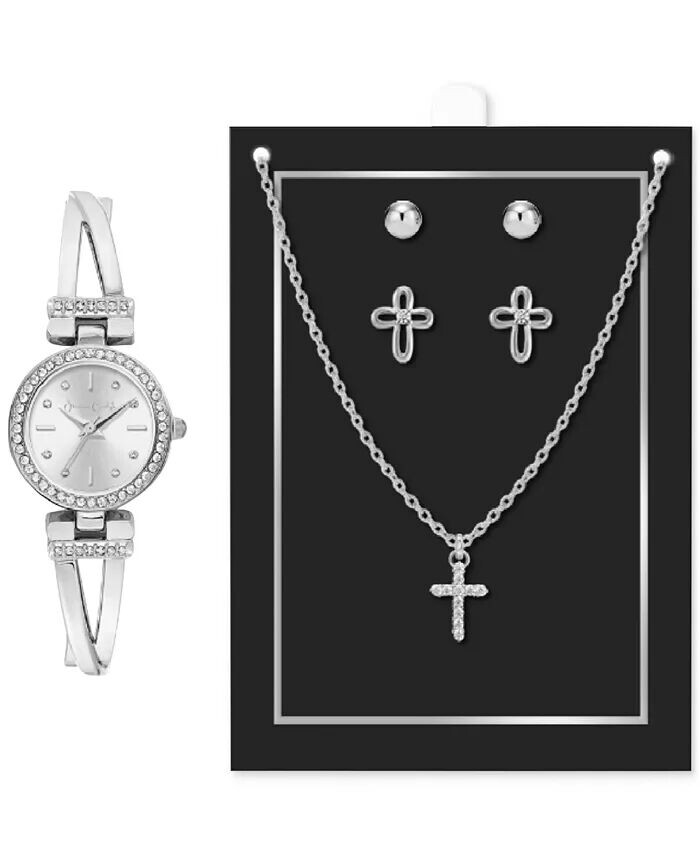 Подарочный набор женских часов-браслета 26 мм Jessica Carlyle, серебро
Подарочный набор женских часов-браслета 26 мм Jessica Carlyle, серебро