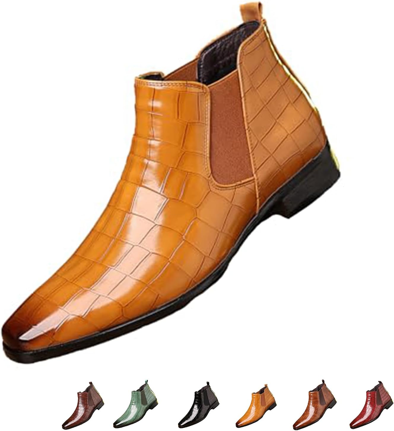 Мужские кожаные слипоны Челси с принтом Удобные кожаные слипоны на щиколотку Бизнес-кэжуал ботинки на щиколотку Generic, светло-коричневый
Мужские кожаные слипоны Челси с принтом Удобные кожаные слипоны на щиколотку Бизнес-кэжуал ботинки на щиколотку Generic, светло-коричневый