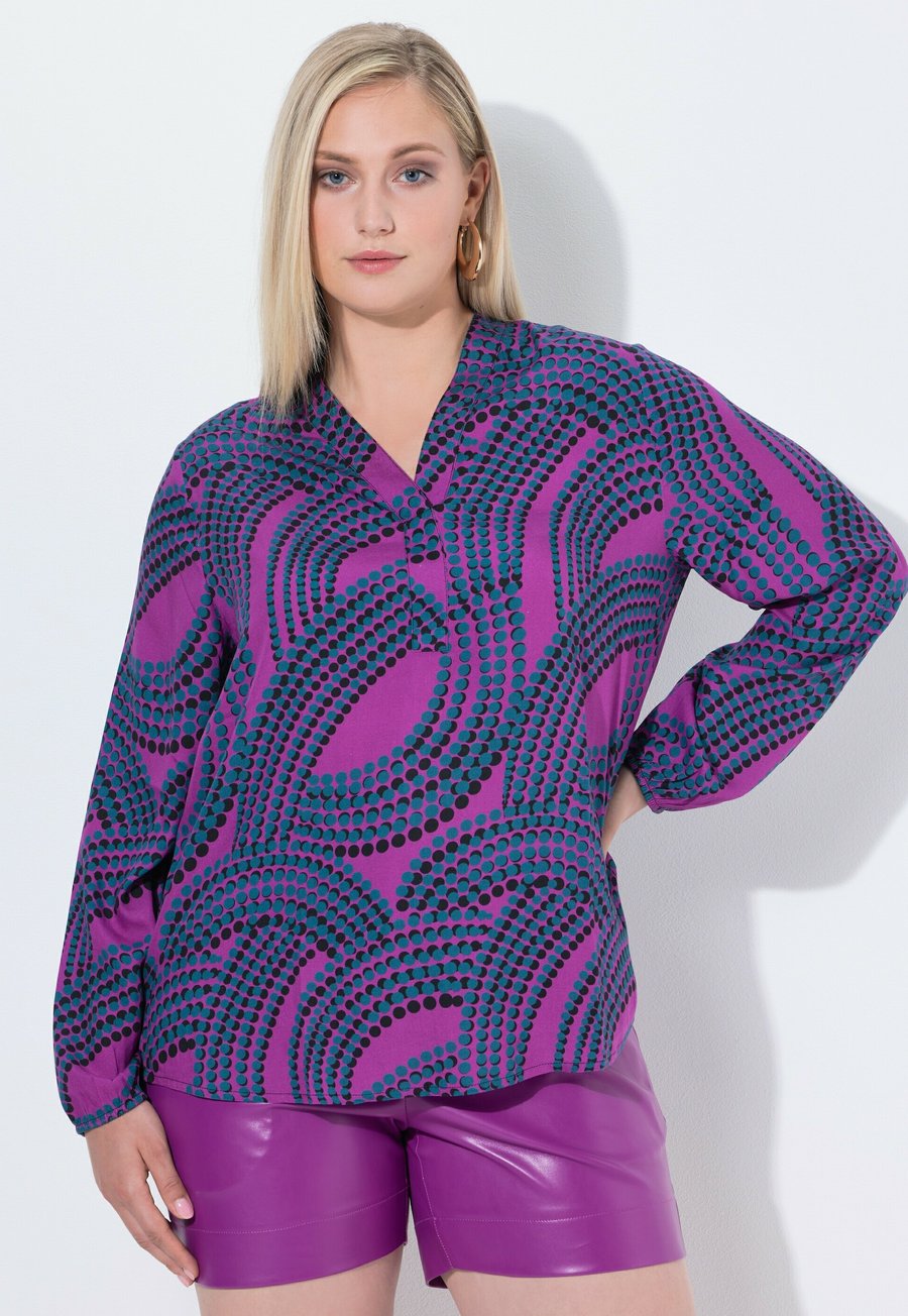 Блуза Ulla Popken WAVE DOT PRINT LONG SLEEVE , Blackberry/Berry
Блуза Ulla Popken WAVE DOT PRINT LONG SLEEVE , Blackberry/Berry