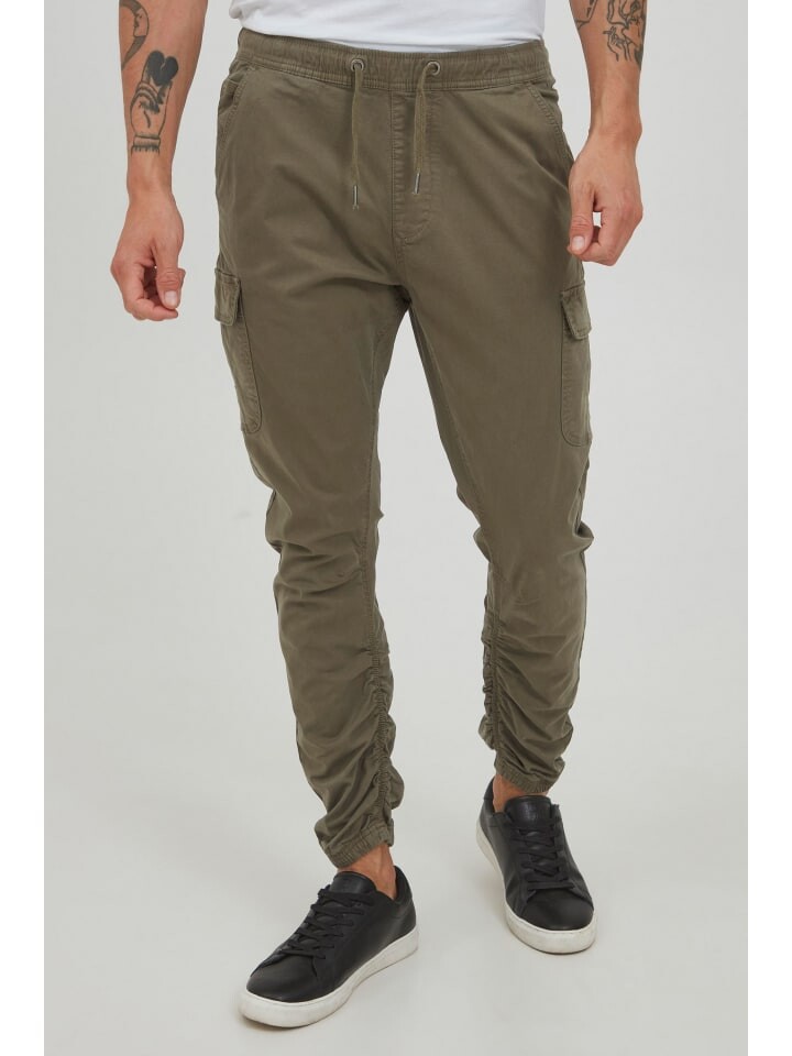 Тканевые брюки INDICODE, зеленый 
Тканевые брюки INDICODE, зеленый