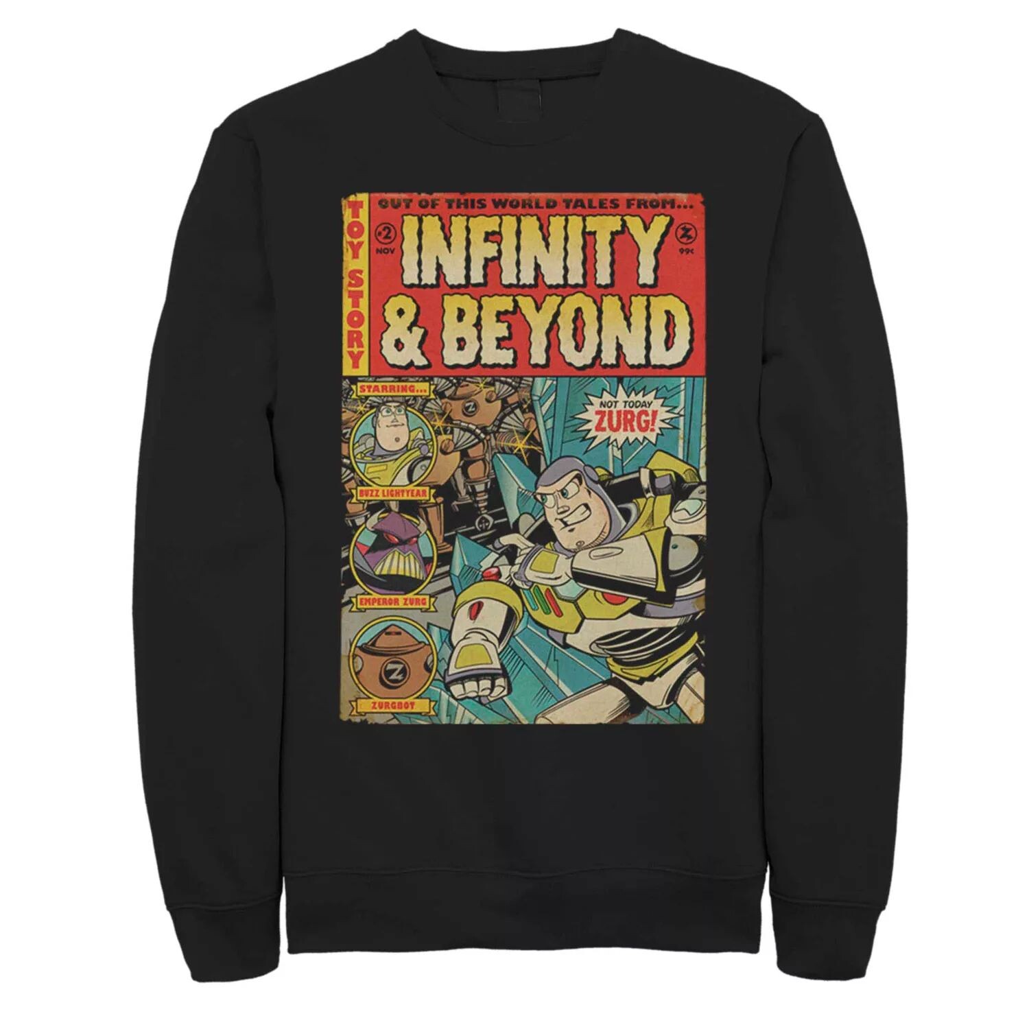 Мужской флисовый чехол с комиксами Disney Pixar «История игрушек Базз» в стиле ретро Licensed Character 
Мужской флисовый чехол с комиксами Disney Pixar «История игрушек Базз» в стиле ретро Licensed Character