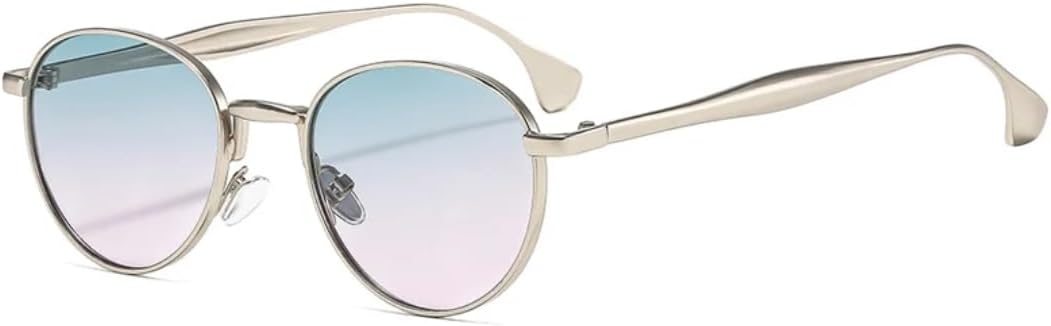 Ретро металлические круглые панк-солнцезащитные очки для мужчин, защита от УФ-излучения UV400, модные градиентные солнцезащитные очки для женщин SZVVBKK, Silver Green Pink
Ретро металлические круглые панк-солнцезащитные очки для мужчин, защита от УФ-излучения UV400, модные градиентные солнцезащитные очки для женщин SZVVBKK, Silver Green Pink