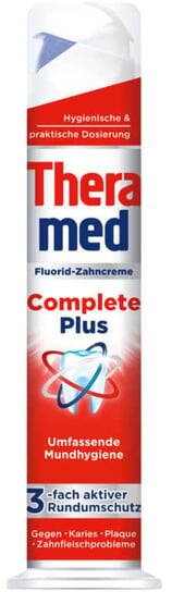 Зубная паста, 100 мл Theramed, Complete Plus
Зубная паста, 100 мл Theramed, Complete Plus