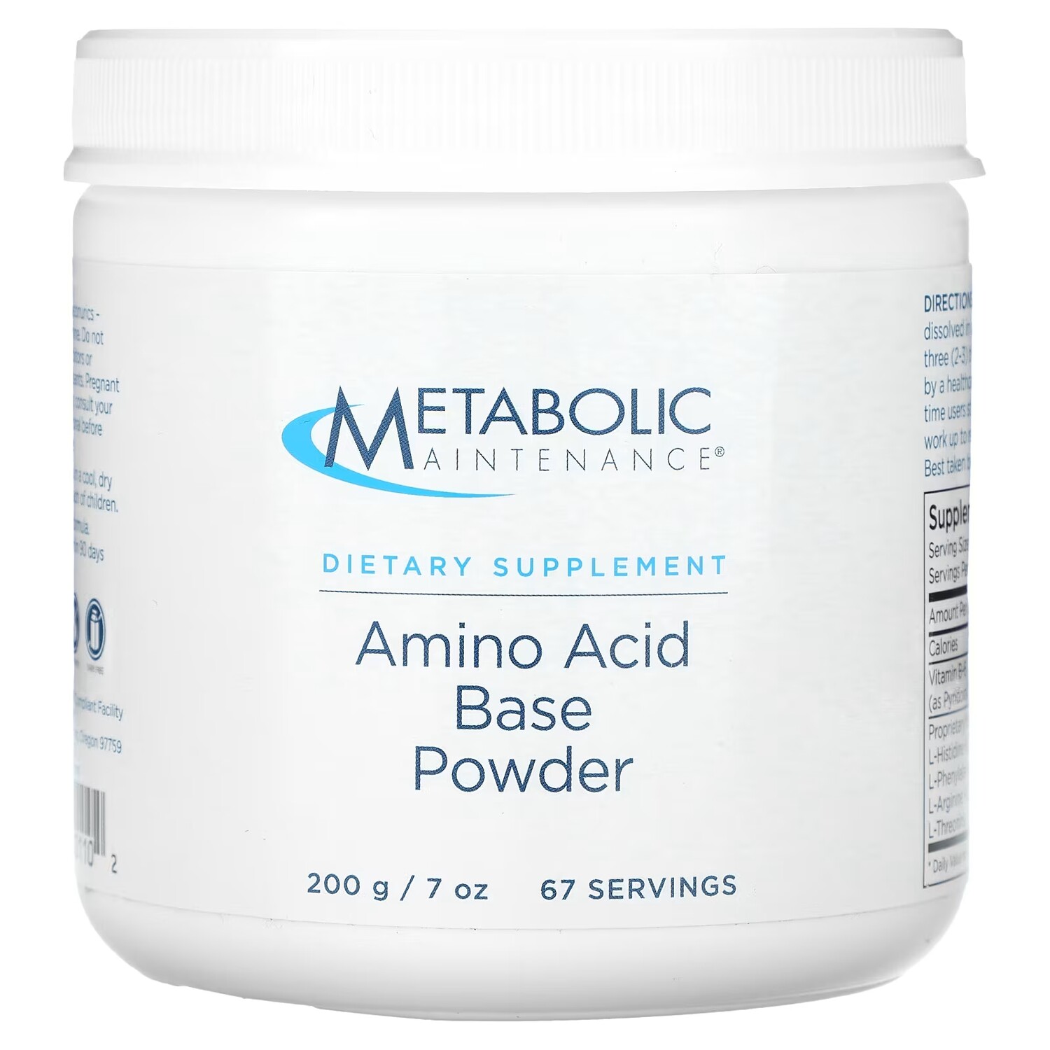 Порошок Metabolic Maintenance на основе аминокислот для поддержания метаболизма, 200 г
Порошок Metabolic Maintenance на основе аминокислот для поддержания метаболизма, 200 г