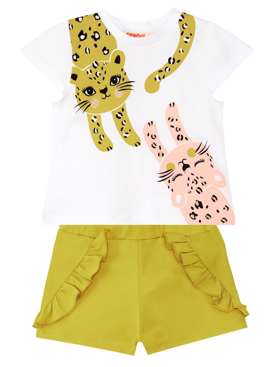 Спортивный костюм Denokids Twin Leos, белый
Спортивный костюм Denokids Twin Leos, белый