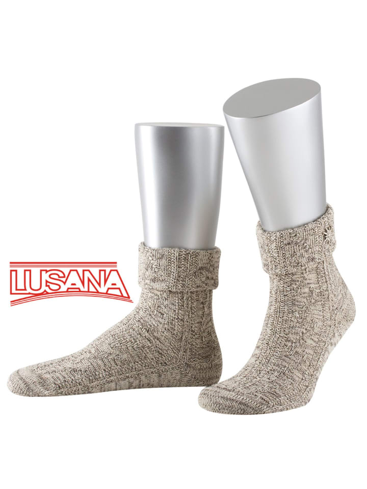 Носки бежевого цвета Lusana
Носки бежевого цвета Lusana