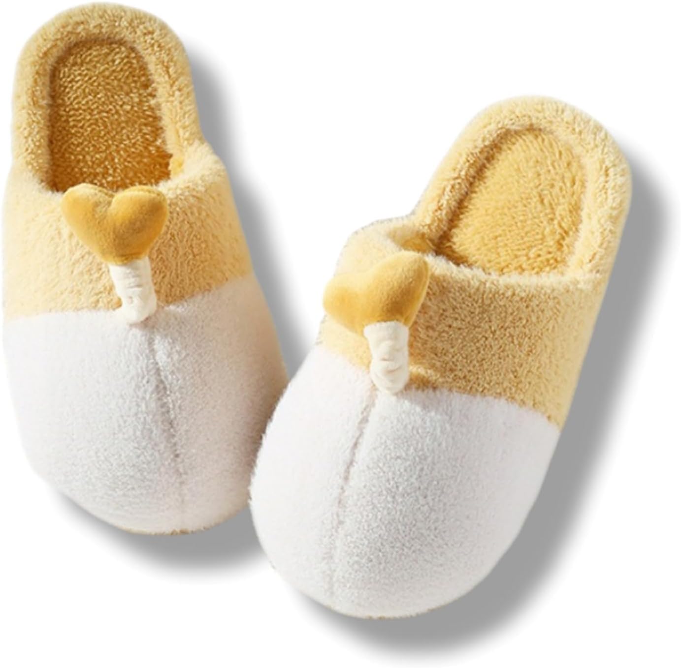 Домашние тапочки с сердечками для женщин и мужчин, на День святого Валентина, пушистые, мягкие, новогодние, для дома и улицы, милые, теплые, с нескользящей подошвой Elirar, желтый
Домашние тапочки с сердечками для женщин и мужчин, на День святого Валентина, пушистые, мягкие, новогодние, для дома и улицы, милые, теплые, с нескользящей подошвой Elirar, желтый