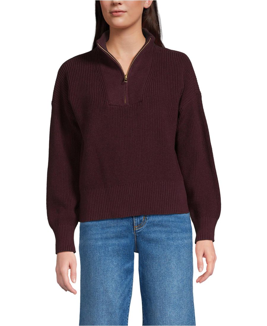 Женский свитер Drifter Shaker Wedge Quarter Zip Lands' End, Aged wine heather
Женский свитер Drifter Shaker Wedge Quarter Zip Lands' End, Aged wine heather