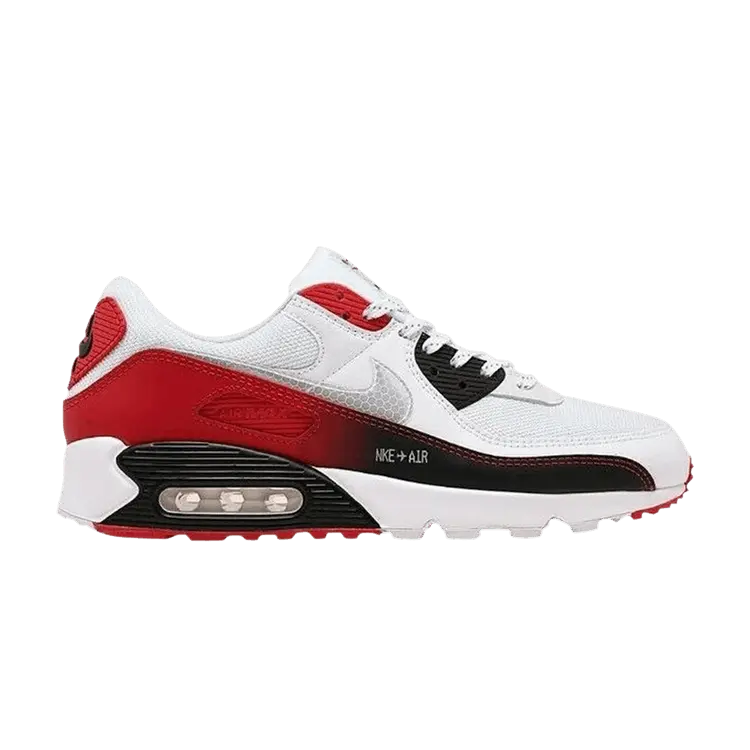Кроссовки Nike Air Max 90 'White University Red', белый
Кроссовки Nike Air Max 90 'White University Red', белый