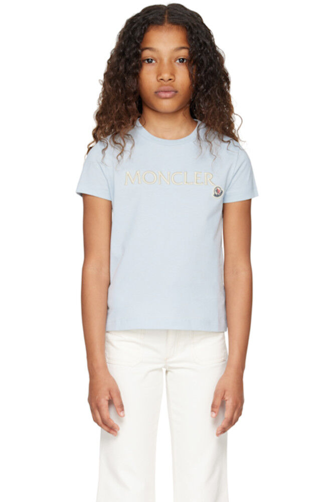 Футболка Big Kids Blue с вышитым логотипом из хлопка Moncler Enfant
Футболка Big Kids Blue с вышитым логотипом из хлопка Moncler Enfant