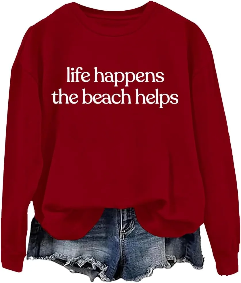 Толстовка Life Happens The Beach Helps NACJOM
Толстовка Life Happens The Beach Helps NACJOM
