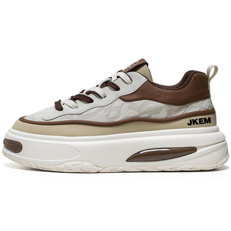 JKEM Скользостойкие амортизирующие низкие скейтерские кроссовки для мужчин с устойчивостью к истиранию - бежево-коричневые, цвет Beige Brown
JKEM Скользостойкие амортизирующие низкие скейтерские кроссовки для мужчин с устойчивостью к истиранию - бежево-коричневые, цвет Beige Brown