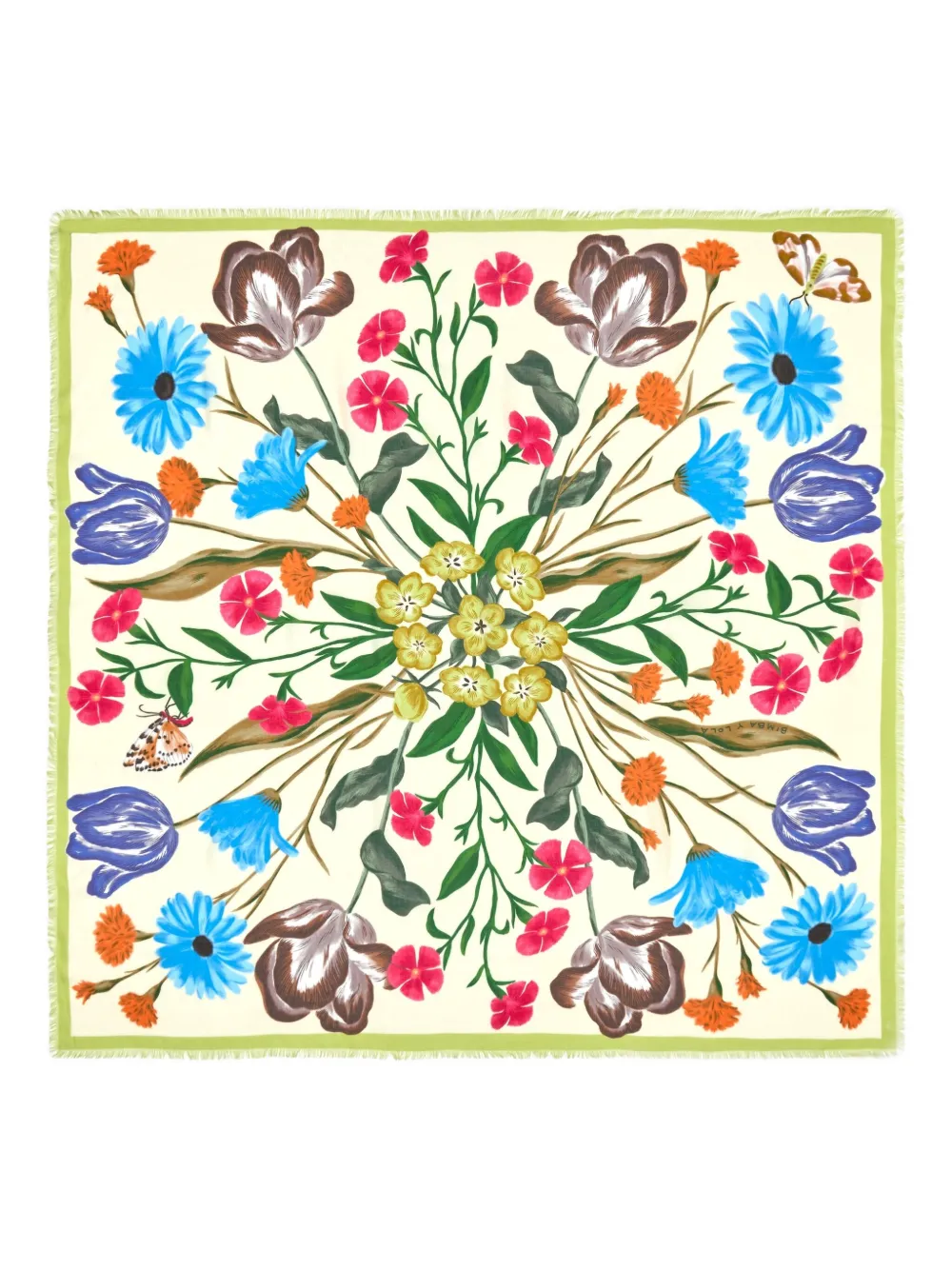 Шарф с цветочным принтом Bimba y Lola, зеленый
Шарф с цветочным принтом Bimba y Lola, зеленый