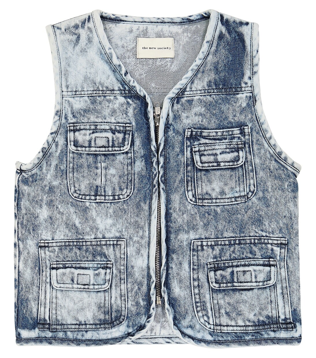 Джинсовый жилет rene из хлопка The New Society, синий
Джинсовый жилет rene из хлопка The New Society, синий