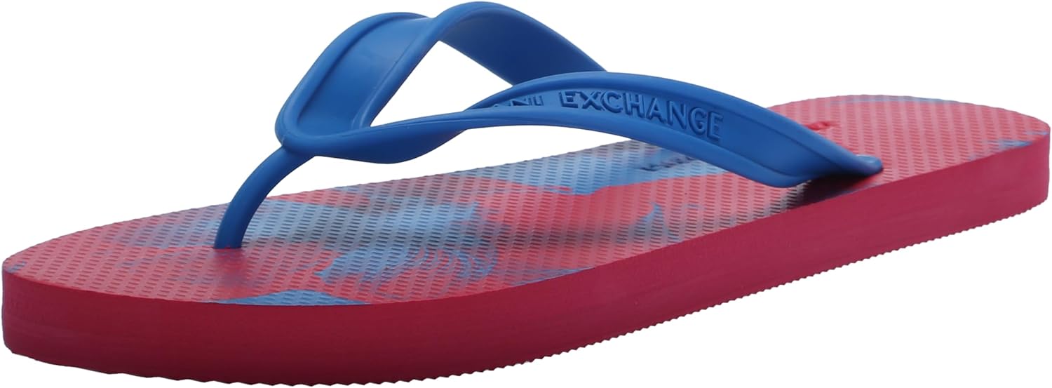 Мужские однотонные шлепанцы Armani Exchange, синий/розовый
Мужские однотонные шлепанцы Armani Exchange, синий/розовый