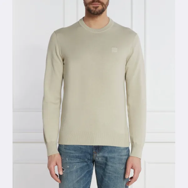 Свитер прямого кроя Kanovano с добавлением кашемира Boss, зеленый
Свитер прямого кроя Kanovano с добавлением кашемира Boss, зеленый