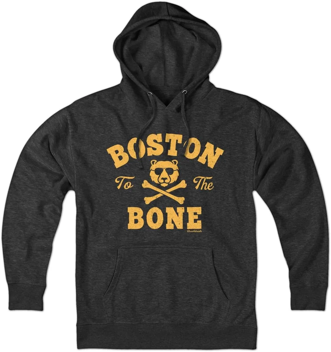 Chowdaheadz Boston To The Bone Black & Gold худи — унисекс пуловер из мягкого хлопкового микса
Chowdaheadz Boston To The Bone Black & Gold худи — унисекс пуловер из мягкого хлопкового микса