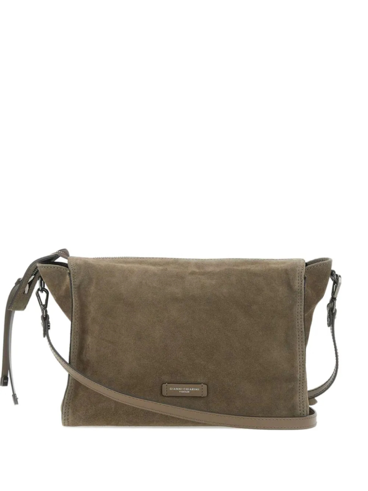 Замшевая сумка через плечо GIANNI CHIARINI, коричневый
Замшевая сумка через плечо GIANNI CHIARINI, коричневый