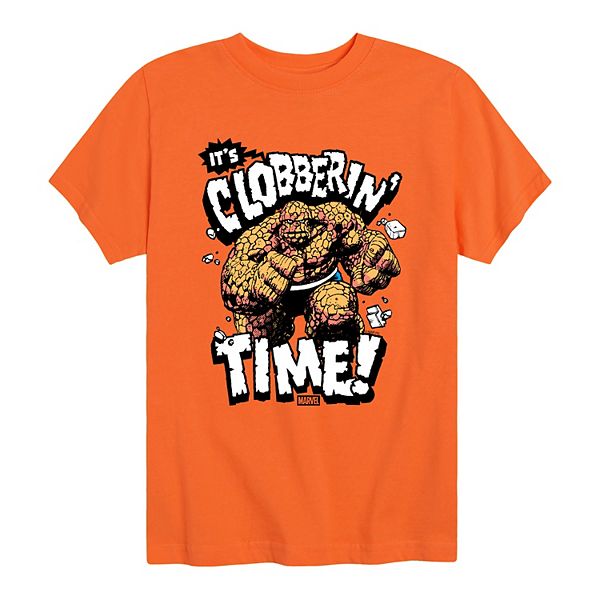 Футболка с принтом "Fantastic Four: First Steps The Thing It's Clobberin' Time" для мальчиков 8-20 Marvel, Orange
Футболка с принтом "Fantastic Four: First Steps The Thing It's Clobberin' Time" для мальчиков 8-20 Marvel, Orange