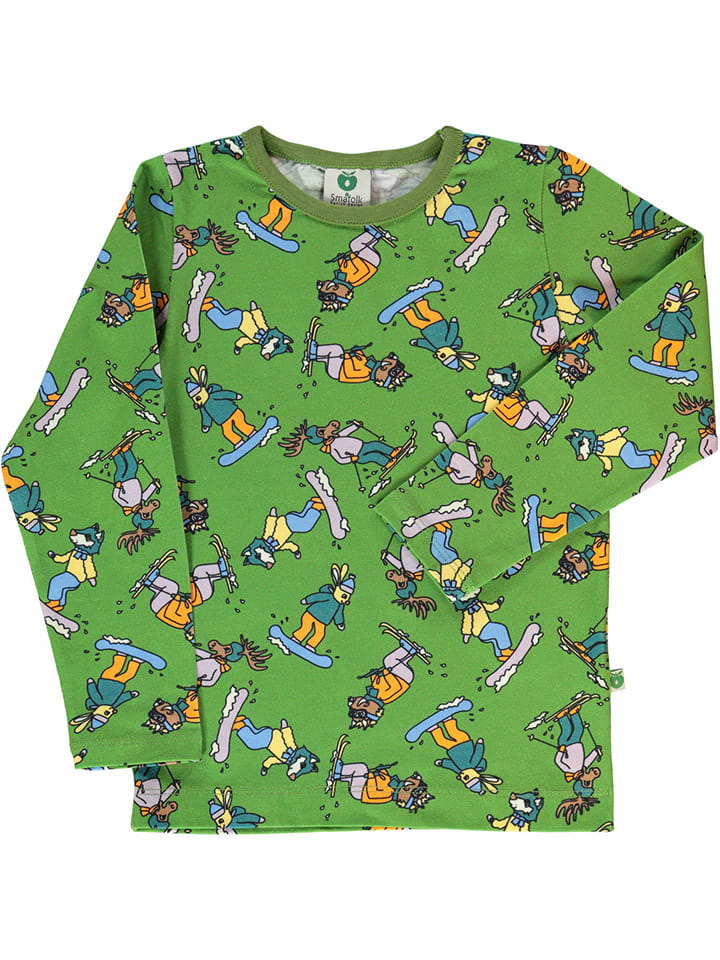 Лонгслив Småfolk, зеленый
Лонгслив Småfolk, зеленый