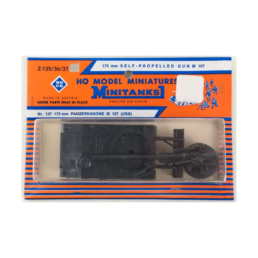 175-мм САУ М107, Military Miniatures (HO Scale) (Roco Miniatures)
175-мм САУ М107, Military Miniatures (HO Scale) (Roco Miniatures)